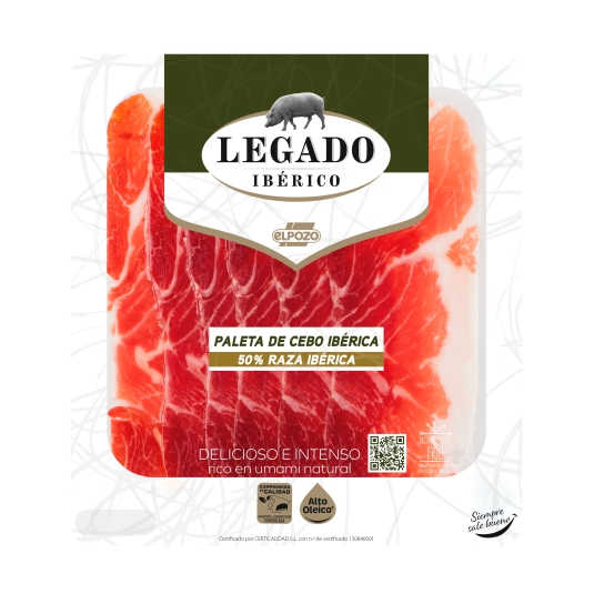 paleta ibérica lonchas, 70g