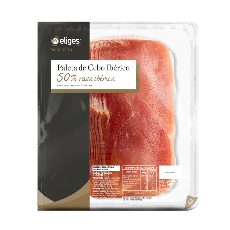 paleta cebo 50% ibérica, 90g