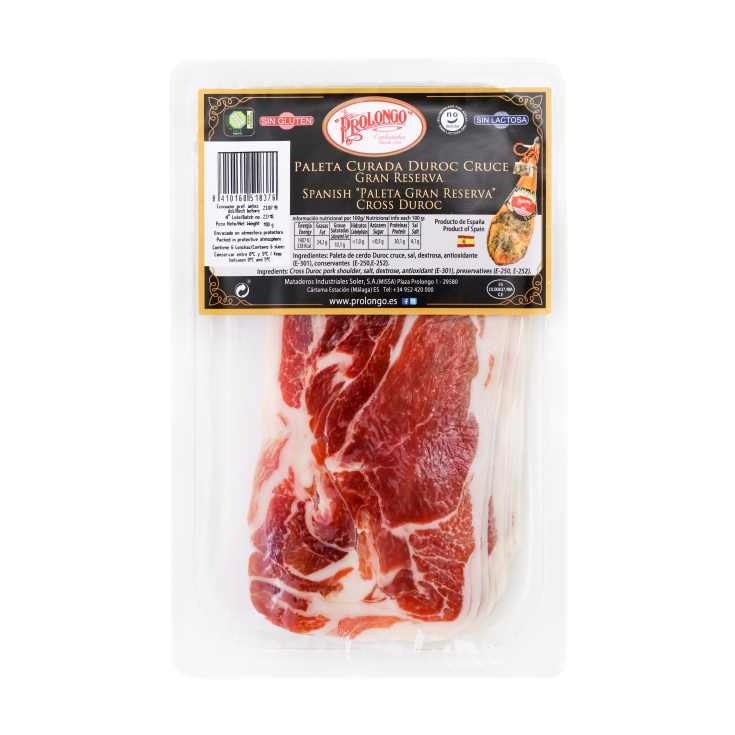 paleta curada duroc, 100g