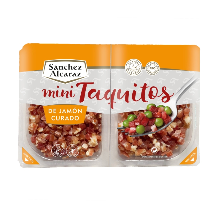 taquitos jamon curado 2x40g, 80g