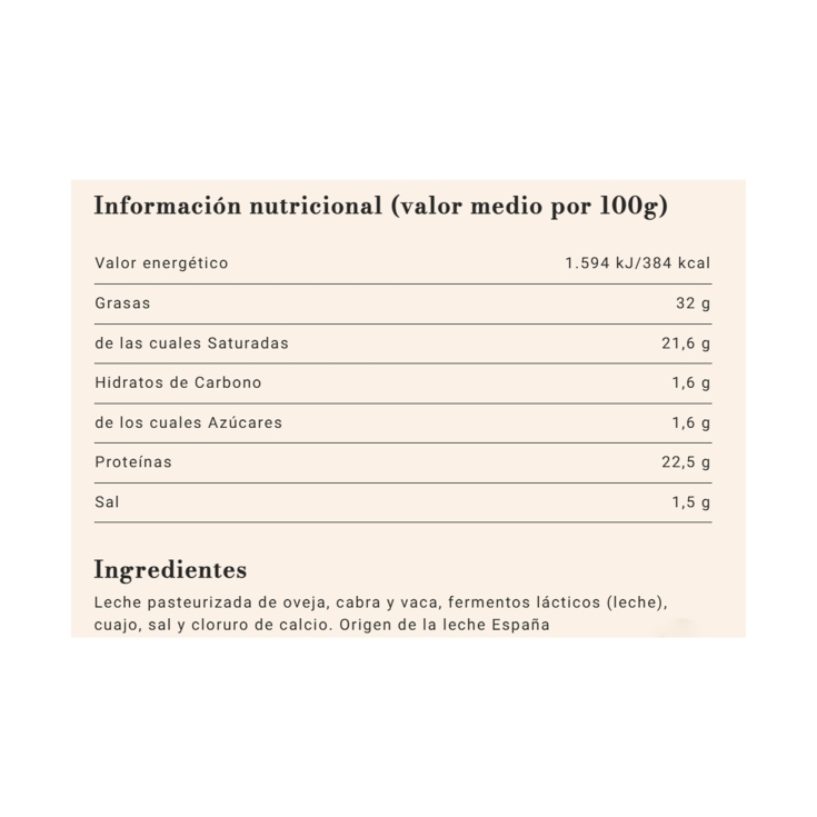 queso tierno ya cortado, 225g