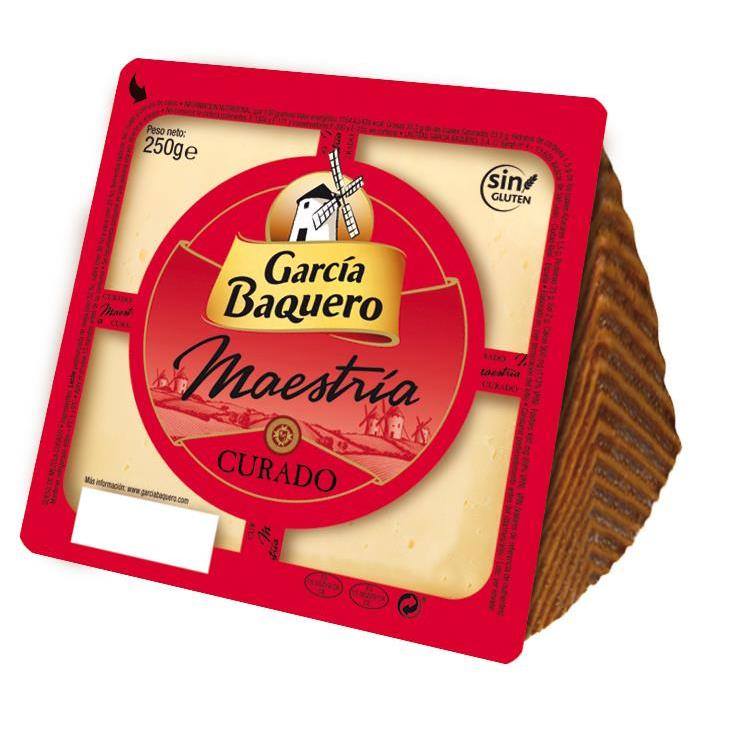 queso curado cuña, 250g