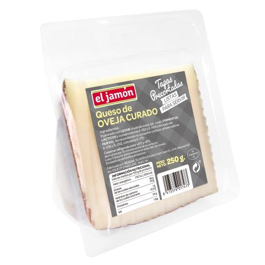 queso oveja tapas, 250g