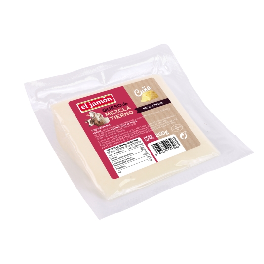 queso mezcla tierno cuña, 250g