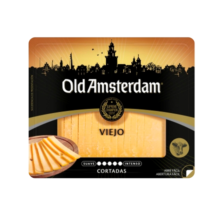queso viejo gouda cortado cuña, 200g