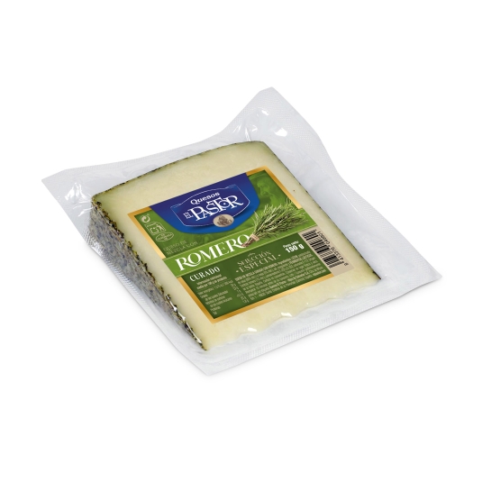 queso mezcla curado romero cuña, 150g