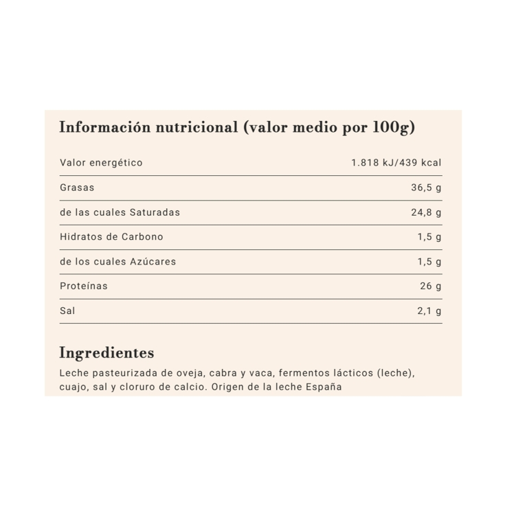 queso mezcla reserva ya cortado, 200g