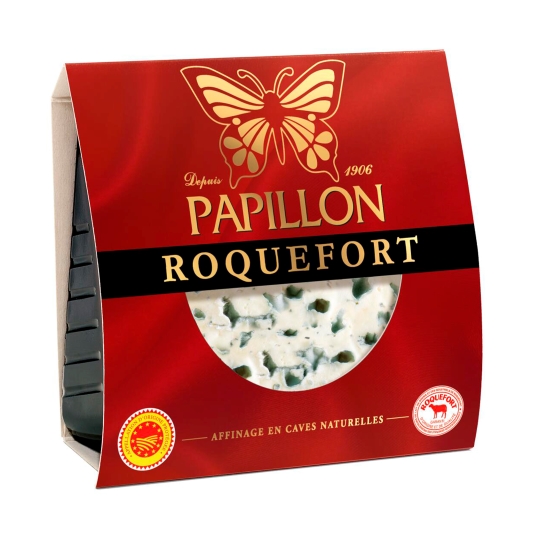 queso roquefort rojo cuña, 100g