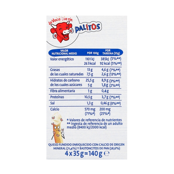 queso palitos, 140g