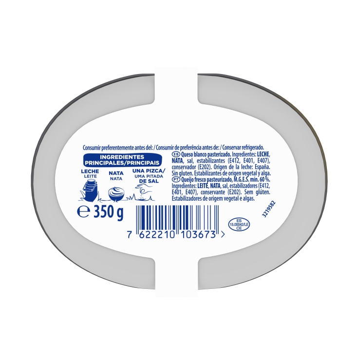 queso untar original, 350g