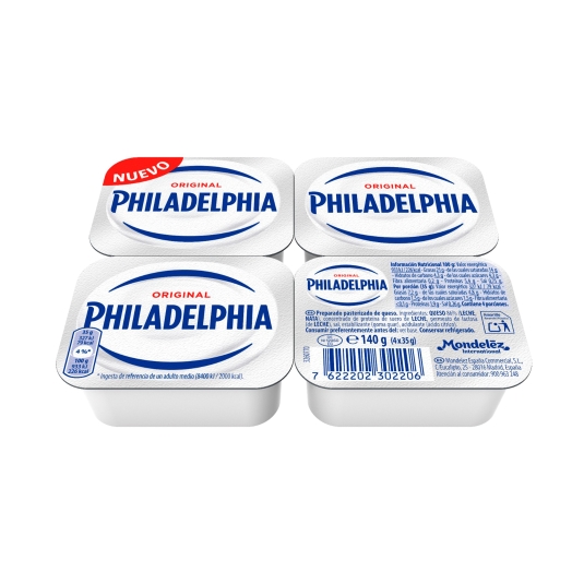 queso untar original 4x35g, 140g