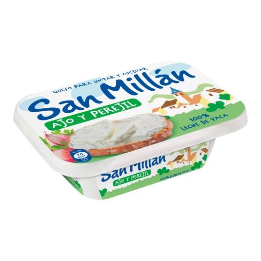 queso untar ajo, perejil, 125g