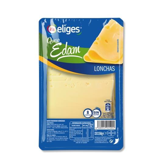 queso edam loncha, 150g