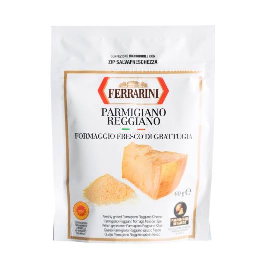 queso rallado parmigiano reggiano, 60g