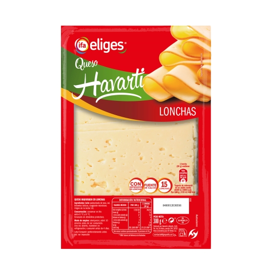 queso havarti loncha, 300g