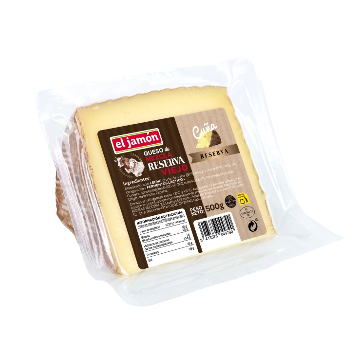 queso mezcla reserva viejo cuña, 500g