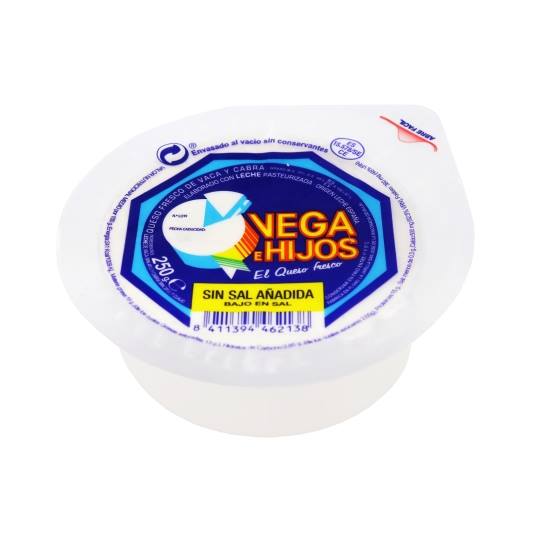 queso fresco sin sal, 250g