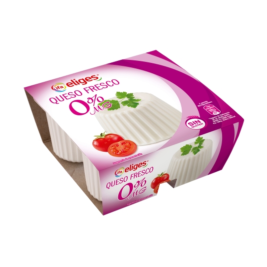 queso fresco 0% m.g. 62,5g, pk-4