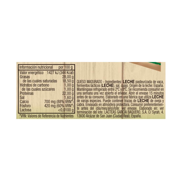 queso loncha cremoso, 80g