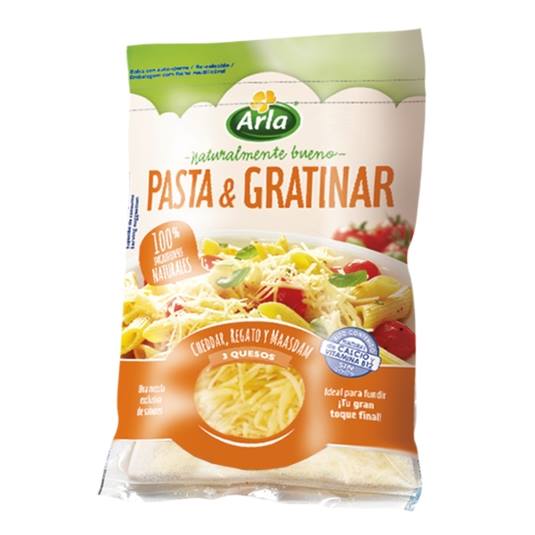 queso rallado pasta & gratinar, 150g