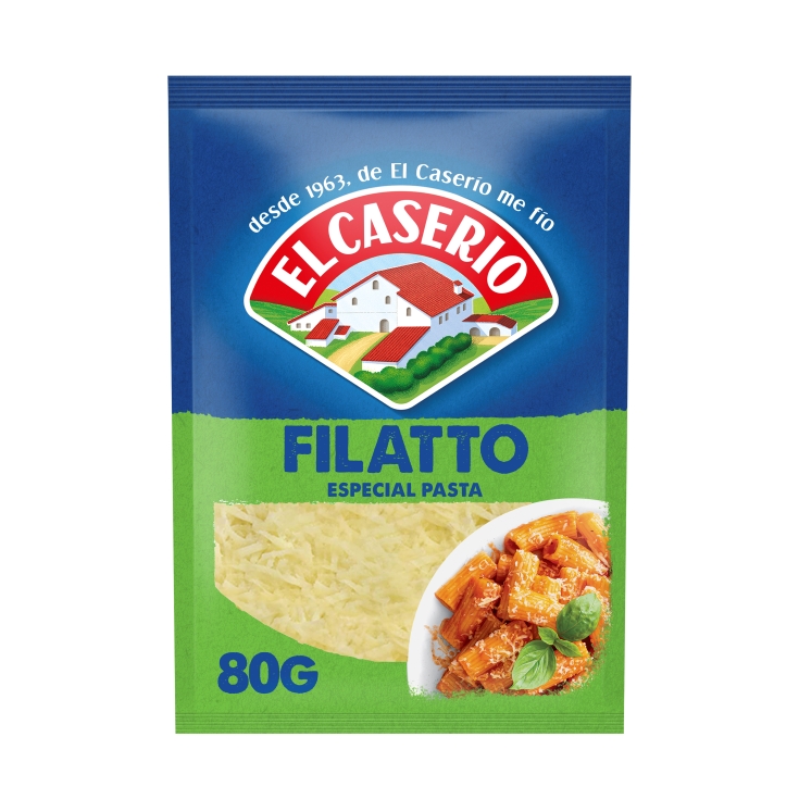 queso rallado filatto pasta, 80g