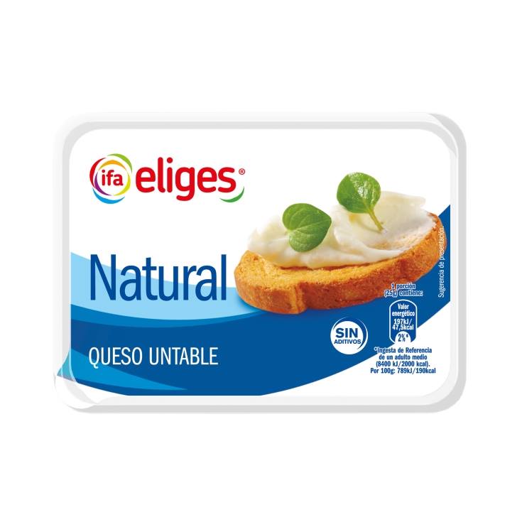 queso untar natural, 250g