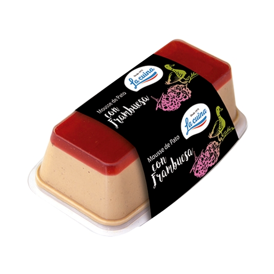 paté mousse pato con frambuesa, 190g