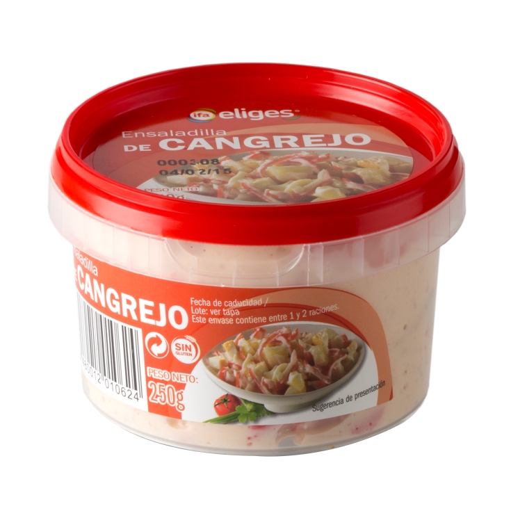 ensaladilla cangrejo, 250g