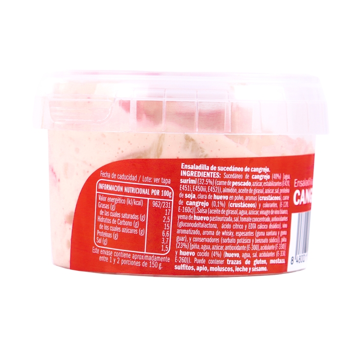 ensaladilla cangrejo, 250g
