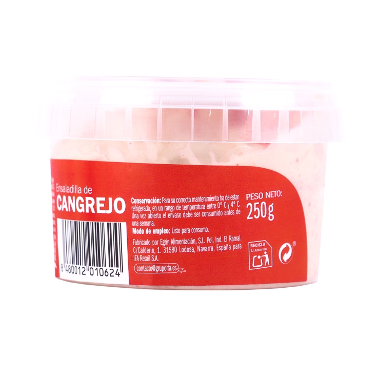 ensaladilla cangrejo, 250g