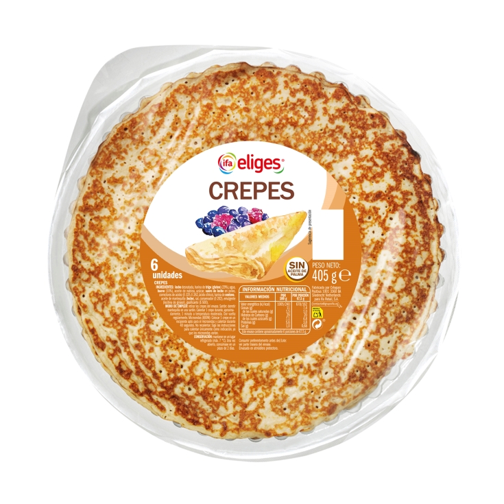 crepes 6 ud., 405g