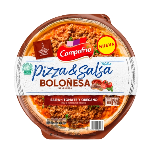 pizza boloñesa, 400g