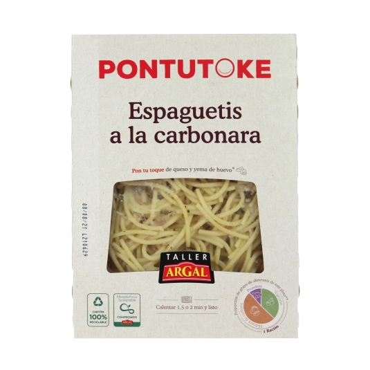 espaguetis a la carbonara, 260g