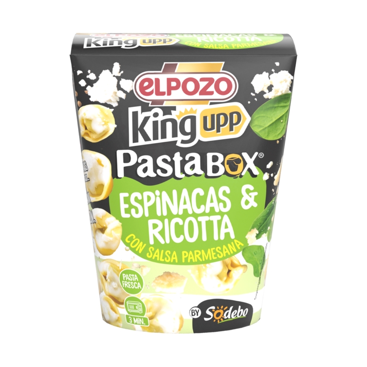 pasta box espinacas y ricotta, 280g