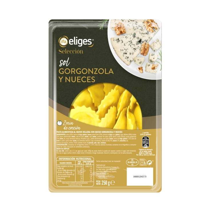 sol gorgonzola y nueces, 250g