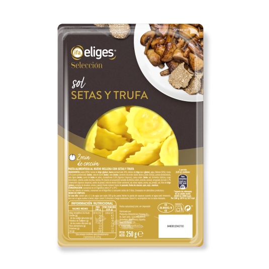 sol de setas y trufa, 250g