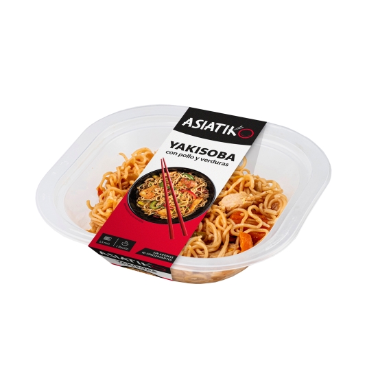yakisoba con pollo y verdura, 260g