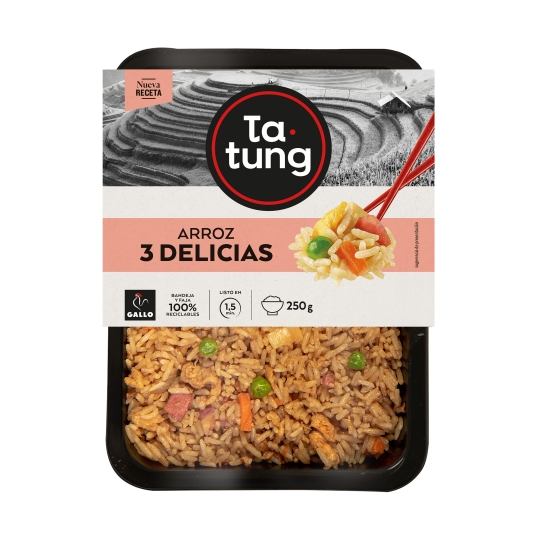 arroz 3 delicias, 250g