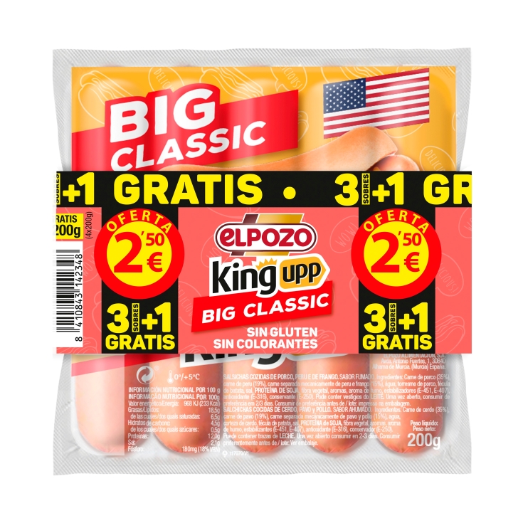 salchichas big classic, pk-3