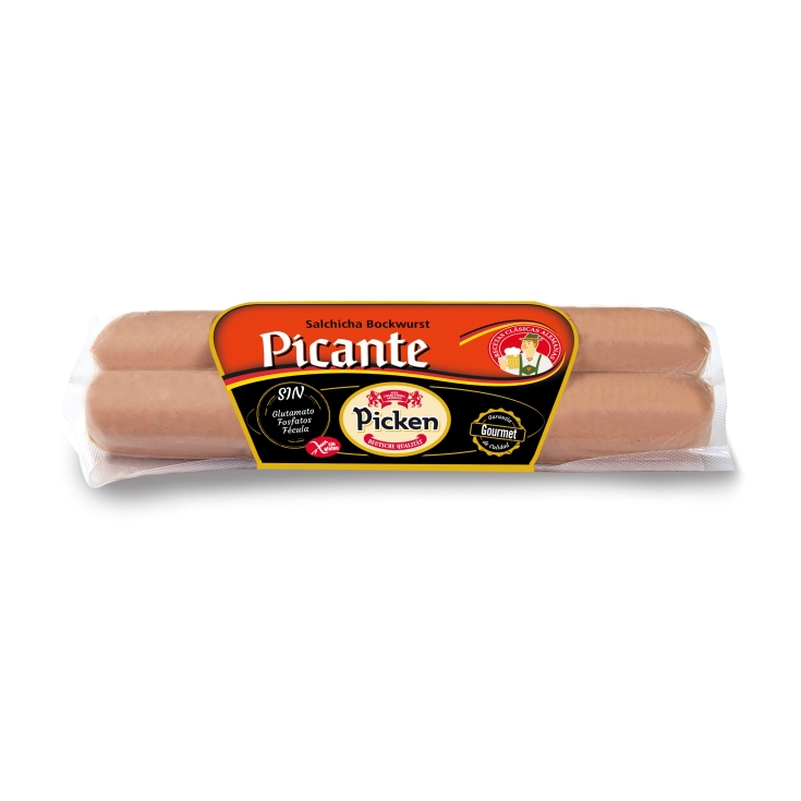 salchichas bockwurst picante, 170g