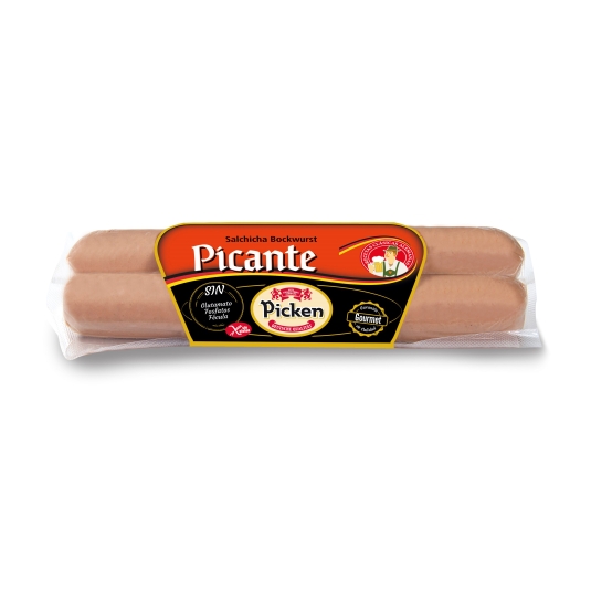 salchichas bockwurst picante, 170g