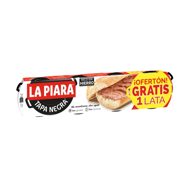 paté hígado cerdo 75g., pk-3+1 gratis