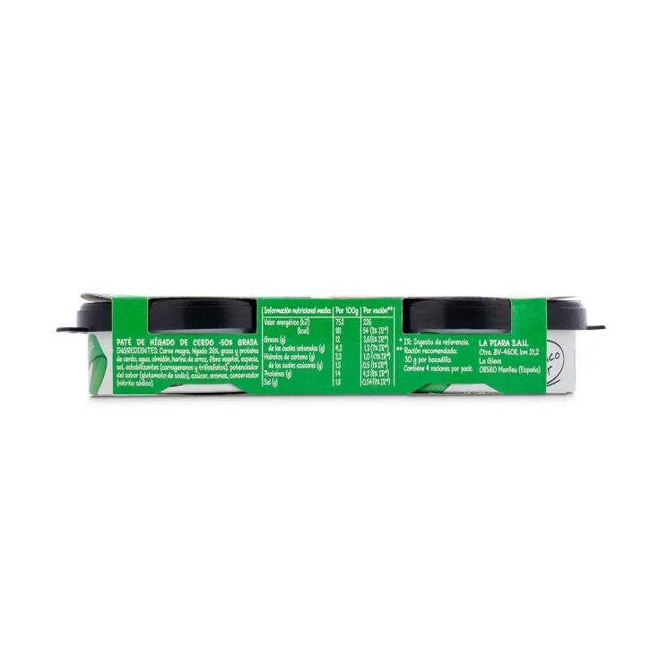 paté hígado cerdo -50% grasa, pk-2