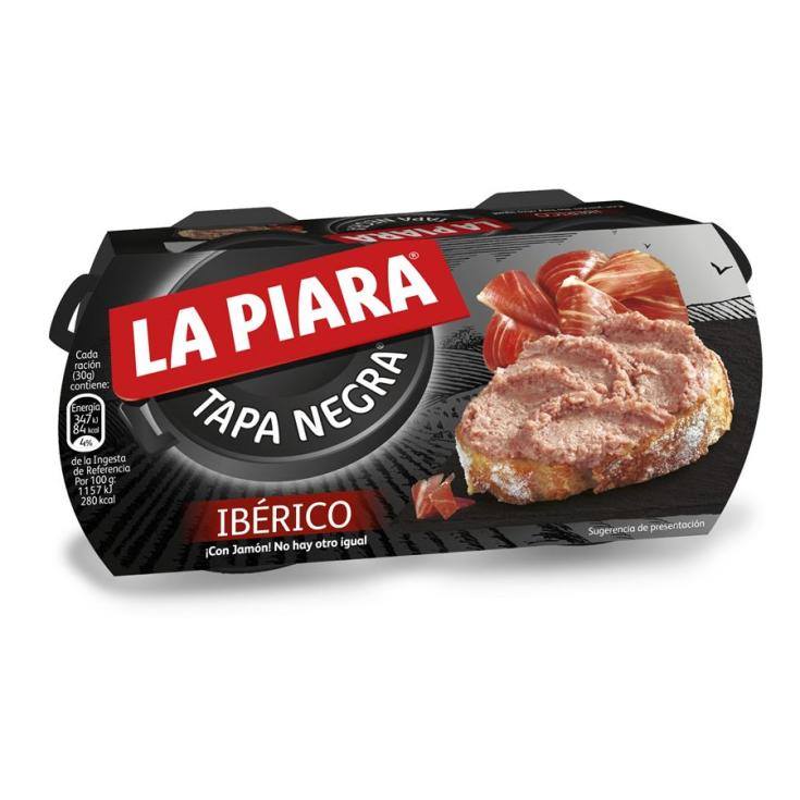 paté hígado cerdo ibérico lata 73g, pack-2