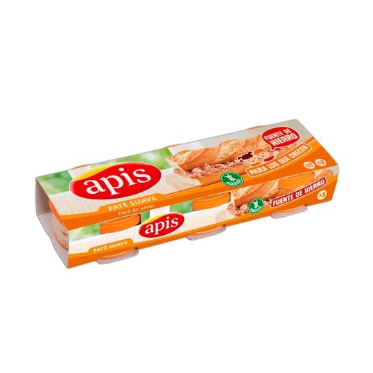 paté suave hígado cerdo 80g, pk-3