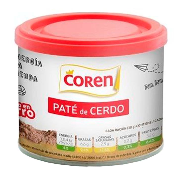 paté hígado cerdo, 200g