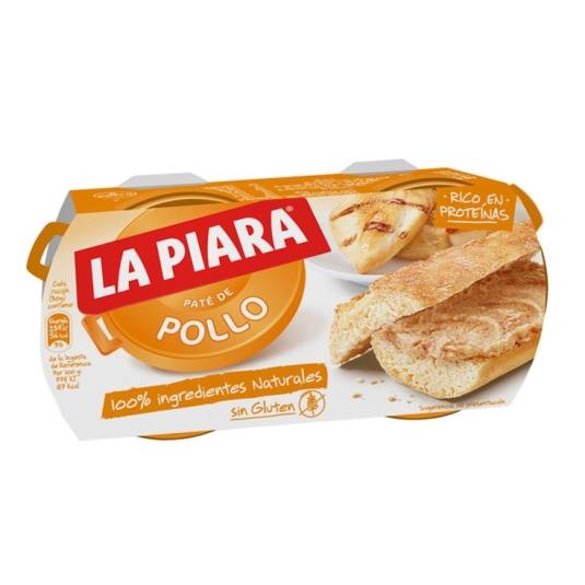 paté pollo lata 75g, pack-2