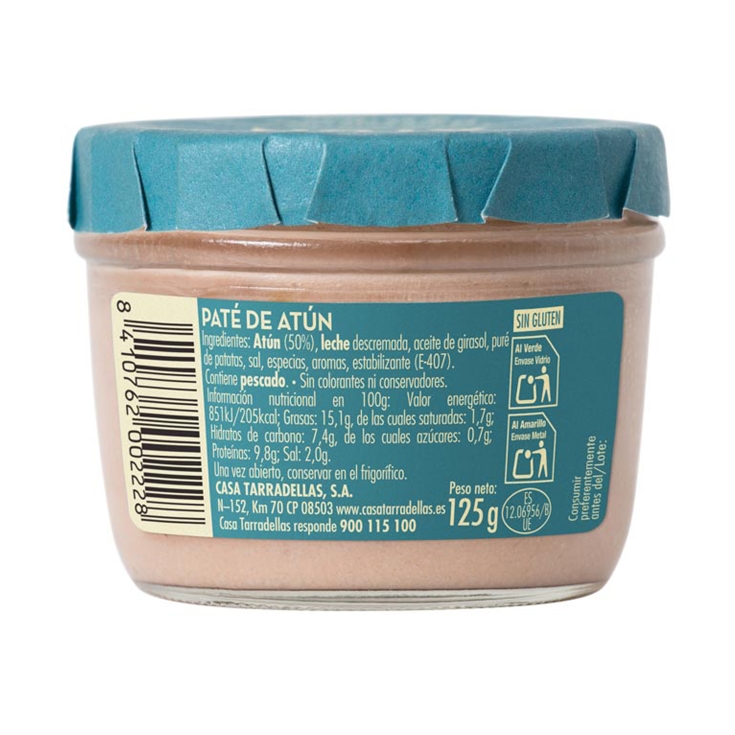 paté atún, 125g