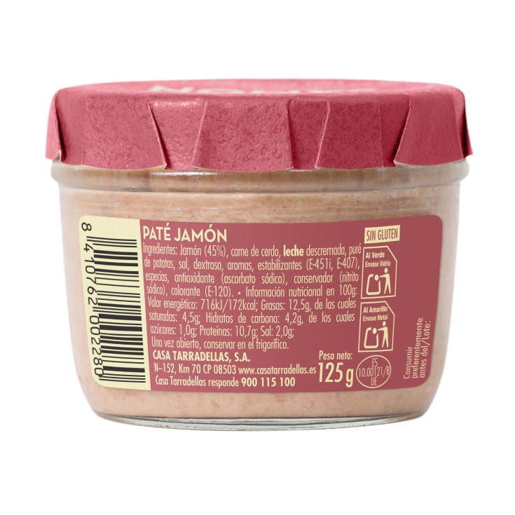 paté jamón, 125g