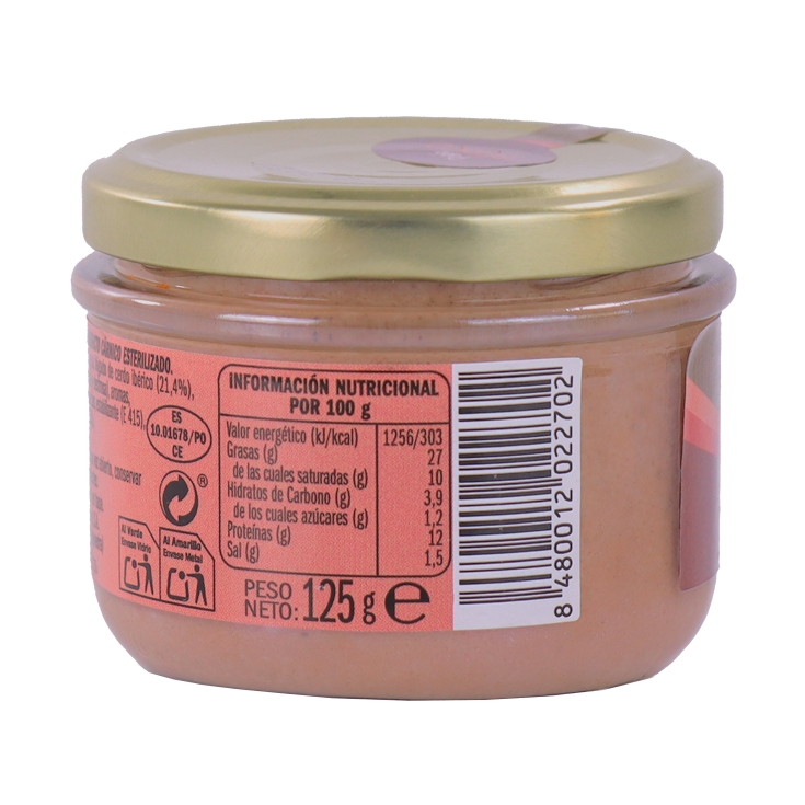 paté ibérico, 125g